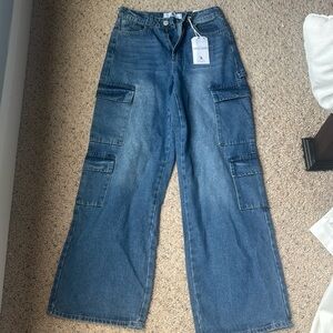 NWT Flying Angel (Nordstrom) Baggy Cargo Jeans